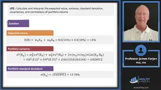 Portfolio Mathematics (2024 CFA® Level I Exam – Quantitative Methods – Learning Module 5)