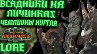 ВСАДНИКИ НА ЛИЧИНКАХ - WARHAMMER FANTASY | lore, разбор чемпионов Нургла.