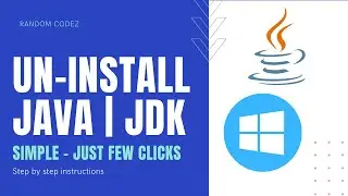 How to Uninstall Java on Windows