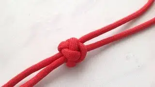 Бриллиантовый узел кельтская кнопка шариком на паракорде Очень просто diamond knot simple