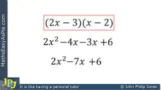 Expanding Brackets using Visual Cues 4