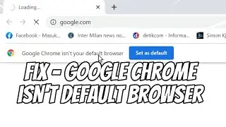 Google Chrome isnt your Default Browser, Remove atau Hilangkan Notifikasi