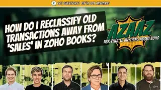 How To Reclassify Old Transactions Away from 'Sales' in Zoho Books