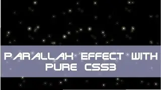 Create Moving Star Parallax Effect With Pure CSS3 - FL Developers