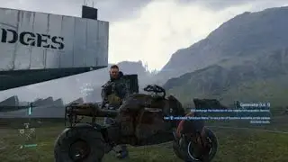 DEATH STRANDING - How to use and fix the motorbike for the first time (Amelie)