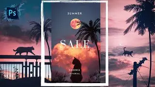 [ Photoshop Manipulation ] how to Create Silhouette Effect - Photo Editing Tutorial