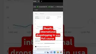 Shopify international dropshipping USA full course 