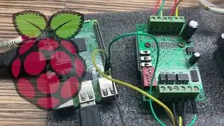 Raspberry Pi TB6560 Stepper driver with NEMA23