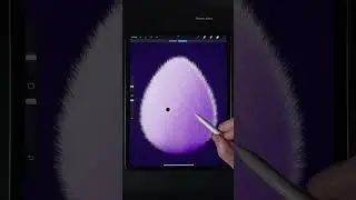 Cute Fluffy Easter Egg Art  - #shorts