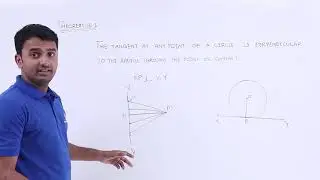 Class10th – Radius is Perpendicular to Tangent Theorem | Circles | Tutorials Point