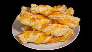 ХРУСТЯЩИЕ СЛОЁНЫЕ ПАЛОЧКИ  с сыром | Cheese Sticks