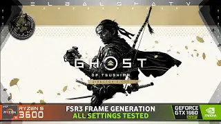 Ghost of Tsushima [PC] - GTX 1660 SUPER + FSR3 Frame Generation