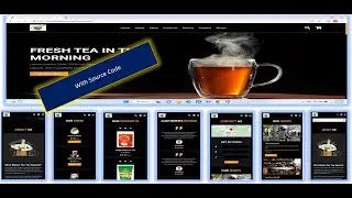 How To Make A Responsive Tea Shop Website Design Using HTML - CSS - JavaScript | 18 Nobember 2022 |