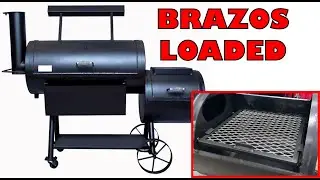 Old Country BBQ Pits BRAZOS LOADED Offset Smoker