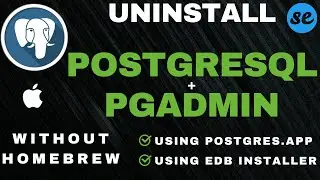 How To Uninstall PostgreSQL From Mac M1/M2 | Completely Remove PostgreSQL & pgAdmin From MacOS