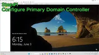 Configure Primary Active Directory Domain Controller on Windows server 2022 Part1