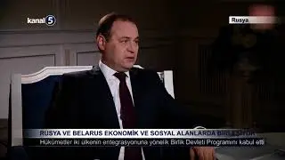 RUSYA VE BELARUS EKONOMİK VE SOSYAL ALANLARDA BİRLEŞİYOR