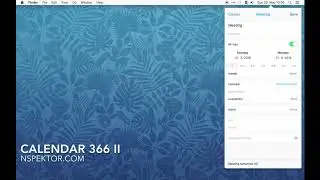Calendar 366 II - Natural Language Input