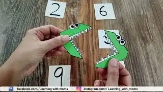 Greater than less than and equals to | Comparing numbers grade 1| Alligators comparing numbers  song