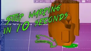 Add "Mouse Ears" To your 3D Print to avoid warping and popping off the build plate