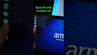 Rock 5b Running Armbian Ubuntu Jammy Desktop ( quick webgl browser test)