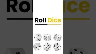 7/50 Tricks: Roll Dice using Javascript | HTML CSS JS Tricks #JavaScript #WebDevelopment #codingtips