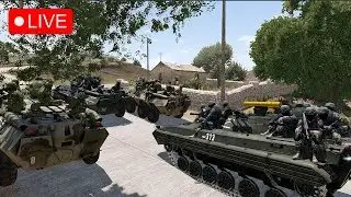 Ukrainian Soldiers Eliminate Advanced Russian Tank Convoy in an Epic Battle - Arma 3