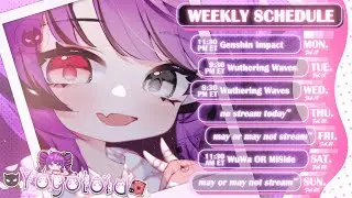 STREAM SCHEDULE 🤖【Week of Feb.3 - Feb.9, 2025】