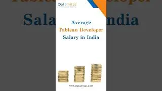 Tableau Developer Salary in India | #datamites #shortvideo #salary