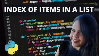 How to Find the Index of a Python List Item?  |  Python tutorial