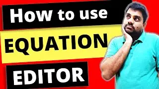 Equation Editor In Google Docs - hOW tO uSE