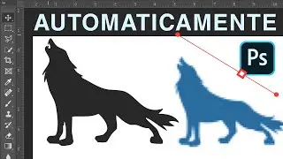 Imagen a Vector AUTOMÁTICAMENTE en Photoshop