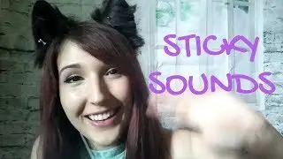 ASMR - STICKY EARS ~ Sticky Ears, Fingers, Tape & Crinkles ~