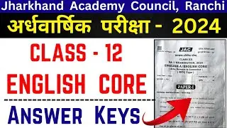Jac board SA-1 English Core Answer keys/English Core Answer Keys/SA-1 Exam Amswer keys 2024
