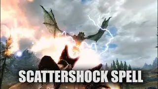 Skyrim SE - Electrifying Scattershock spell (Apocalypse mod)