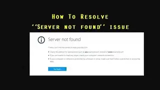 How to resolve Server not found DNS issues? Unable to access sites