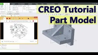 CREO part modeling and tutorial : Cad Design 