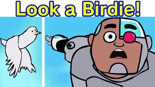 Friday Night Funkin VS Birdie | Guys Look A Birdie Song (FNF Mod/Hard) (Teen Titans Go! Meme)