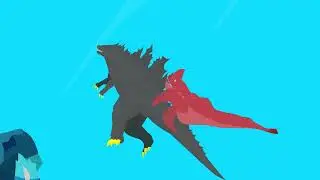 Godzilla vs Red Bluster | EPIC BATTLE ANIMATION