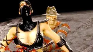 Mortal Kombat 9 - All Fatalities & X-Rays on Skarlet Black Widow Costume 4K Ultra HD Gameplay Mods