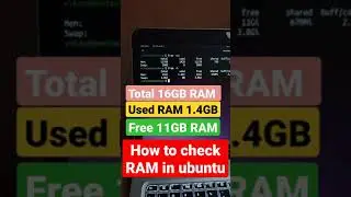 How to check RAM size in Ubuntu - veTechno