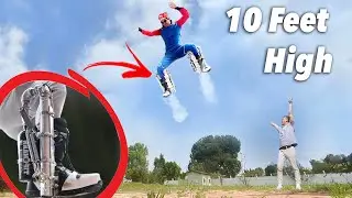 Jump 10 Feet With These Shoes! (World Record)