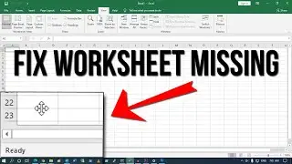 How To Fix Worksheet Tabs Not Showing in Excel