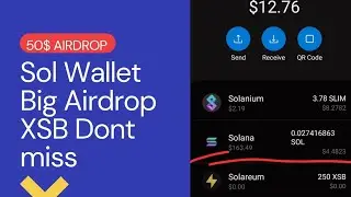 Get Free Sol Walllet Token xsb Solareum 