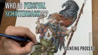Painting Characters from The Witcher Book Series