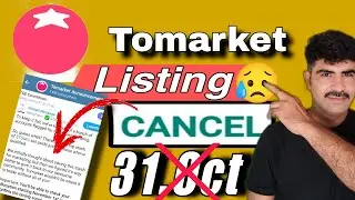 Tomarket listing cancel 31 October tomarket withdrawal tomarket listing price today