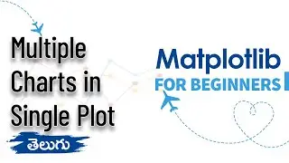 #8 | Multiple Charts in Single Plot | Matplotlib for Beginners | Data Visualization | Telugu