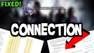 How To LOWER PING & Fix Server/Connection in Resident Evil 6