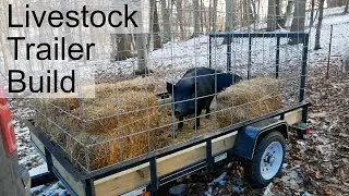 Lowes Trailer Transformed Into DIY Pig Livestock Trailer