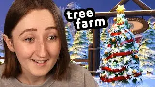 building a christmas tree farm in the sims